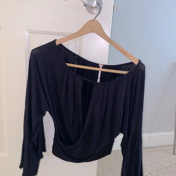 Free People black blouse. Size XS - Picture 1 of 3